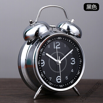 上海钻石牌机械闹钟2020新款机械儿童专用小闹钟强力叫醒学生用男孩
