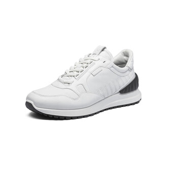 ecco爱步运动男鞋2022秋冬平跟复古海外系带跑步鞋百搭523214现货