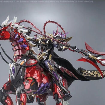 摩动核官方高达旗舰手办mg敖丙黑龙干将黄龙白起三国系列关羽吕布赵云