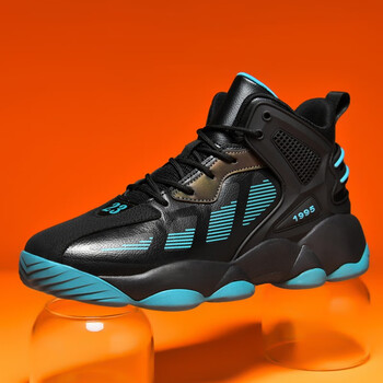 耐克森毒液2秋冬篮球鞋男大码50防滑耐磨缓震摩擦有声音时尚男鞋 黑