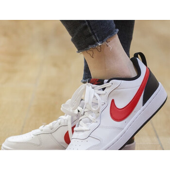 borough low 2小aj休闲鞋时尚运动鞋bq5448_ 白黑红110 36