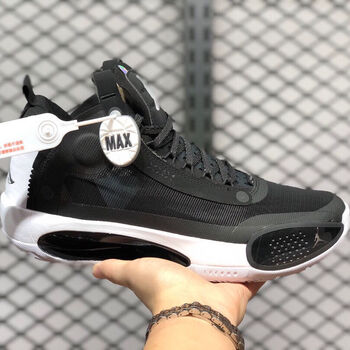 灭世纯原air 34 eclipse aj34日食黑白篮球鞋bq3381-001 日食 40.