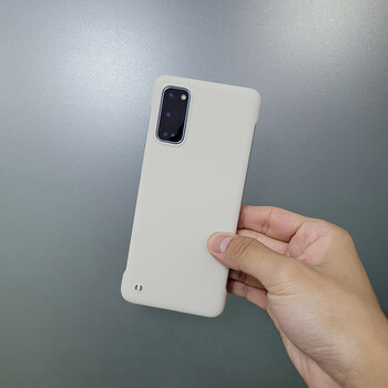 mling适用三星s20手机壳无边框s20ultra半包硬壳s20fe磨砂保护套古董