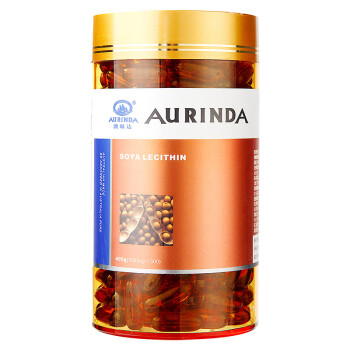 aurinda澳琳达澳洲进口大豆磷脂凝胶糖果1650mg*300粒卵磷脂