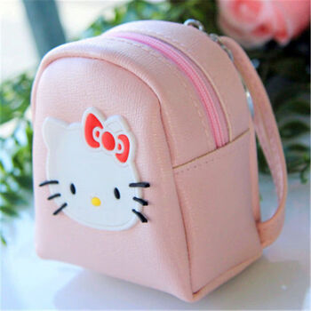 精品直发韩版inspu小钱包女卡通可爱迷你小书包零钱包学生书包零钱包