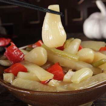 李锦记 万家回味泡菜酱菜500g四川咸菜泡蒜藠头辣椒爽口下饭菜 500g