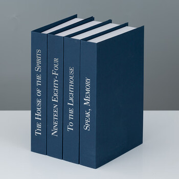 假书摆件极简约假书仿真书摆件样板间书柜装饰书客厅电视柜创意道具书