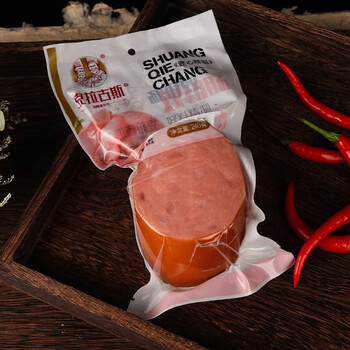 克拉古斯双切火腿熏煮香肠东北特产240g双面切片早餐营养食品 240g