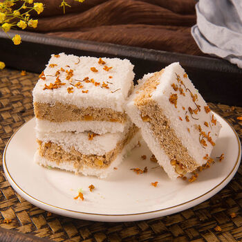 温州特产传统手工桂花糕零食糕点下午茶甜点心250克盒2盒原味