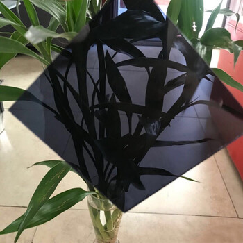 亚克力板材黑色 磨砂有机玻璃板材亮面反光半透明5mm镜面加工抖音网红