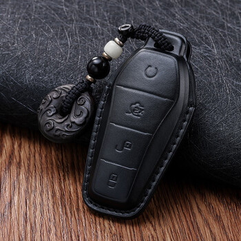 博紫全新比亚迪宋plusdmi钥匙套秦max元pro汉ev唐dm海豚车包壳b款黑色