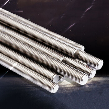 国标304不锈钢丝杆牙条通丝全螺纹螺丝杆吊丝杆m6m8m10m12m16m20 m3*1