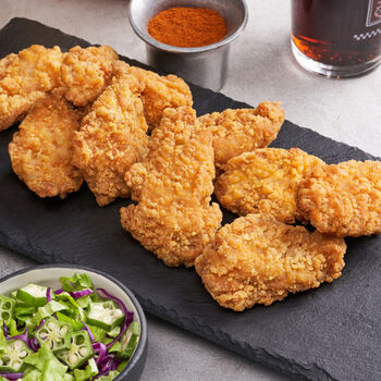 展志曼智纳佰味韩式炸鸡1kg网红小吃炸鸡块原味香辣炸鸡肉商用油炸半