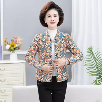 创京懿选新款小棉袄洋气轻薄贴身内穿冬季居家薄款冬棉衣女短款花色