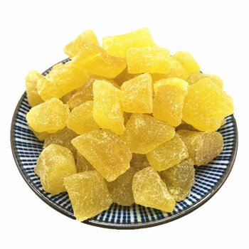 菠萝粒500g凤梨丁烘培原料菠萝干休闲果脯零食品菠萝芯水果干蜜饯