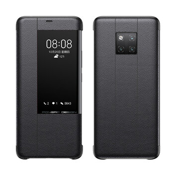 古梵卓品牌华为mate20rs保时捷手机壳mate20限量版真皮智能视玄黑经典