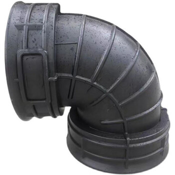 双壁波纹管配件接头直通三通波纹排水管90度45度弯头管件胶圈 600*90