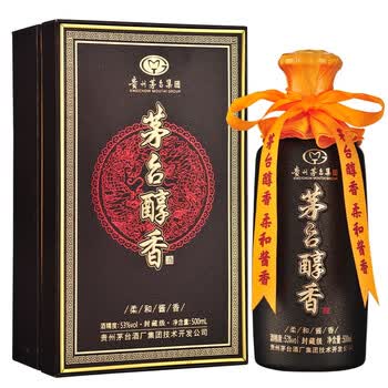 茅台(moutai)集团 茅台醇香 封藏级 柔和酱香型白酒 53度 500ml*1瓶