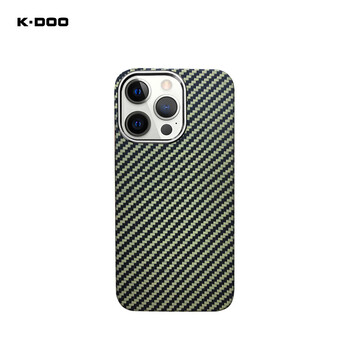 彧匠 苹果14promax手机壳凯夫拉碳纤维手机壳iphone14pro保护套 绿色