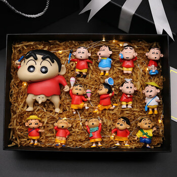 迪士尼disney蜡笔小新公仔礼盒生日礼物送女友男生儿童闺蜜同学野原新