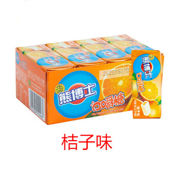 徐福记口嚼糖水蜜桃哈密瓜 桔子味1盒22g*12条(约72颗)