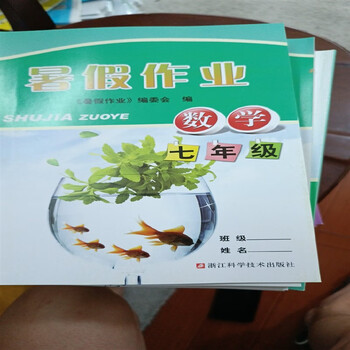 数学七年级2022慈溪专用初一暑假作业浙江科学技术出版社