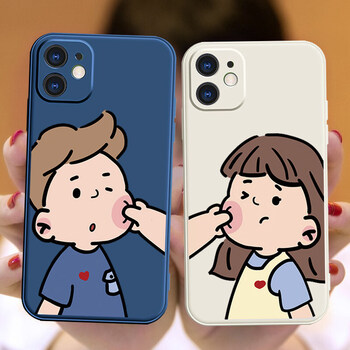 一加9rt手机壳液态硅胶情侣手机壳定制任意机型适用vivox60苹果13小米