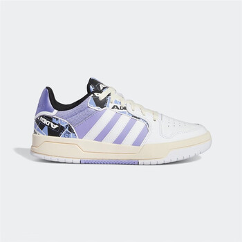 阿迪达斯adidasneoentrap女子舒适低帮运动休闲板鞋hr1931紫白黑36220