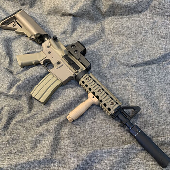 军典司马m4-cqb电动连发软弹玩具枪cs射击训练可发射仿真金属模型 m4