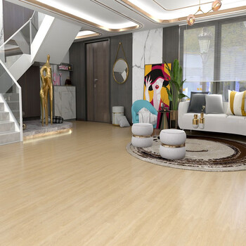 圣象强化无醛芯强化复合10mm地暖家用耐磨客厅浅色木地板pf0232npf023