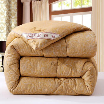 驼毛被子被芯加厚冬被双人保暖驼绒被春秋被单人学生宿舍棉被褥子3