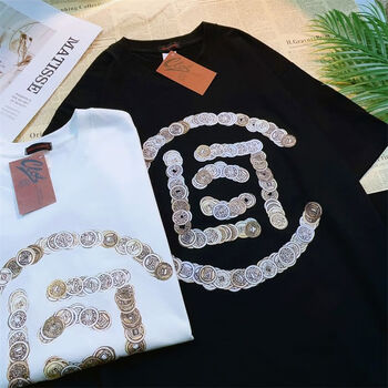 clot陈冠希clot限定铜钱系列国潮短袖t恤男女同款中国风陈冠希宽铜钱