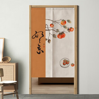 漫天星中式布艺门帘隐私防风古风宿舍家用厨房卫生间卧室挡风隔断帘半