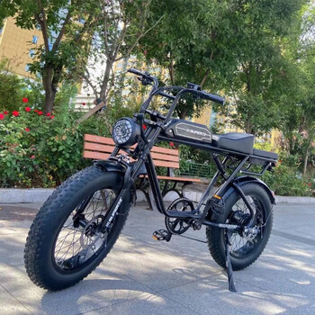 wonstsuper73s1s2款宽轮胎山地车平替复古越野摩托电动车助力自行车