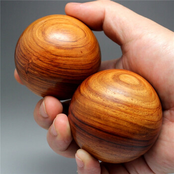 健身球练手球越南花梨木实心红木手球酸枝转球康复手握把玩健身球礼物