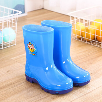 童鞋儿童水靴210岁儿童雨鞋男女童雨靴宝宝中筒水靴可拆装四季童胶