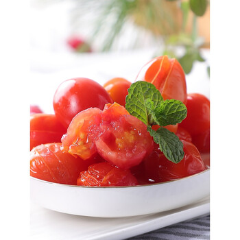 俄罗斯进口酸口柿子小番茄越南腌制圣女果俄式泡菜即食水果罐头 河马