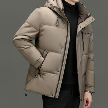 七匹狼septwolves中青年男士羽绒服连帽外套新款冬季保暖冬装上衣时尚