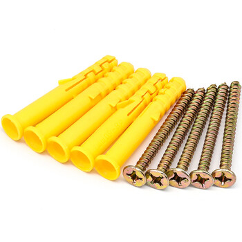 facemini ag-08 小黄鱼塑料膨胀螺丝膨胀螺栓膨胀钉膨胀管组套 m6*60