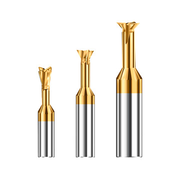 phylina55度燕尾刀进口钨钢涂层钢用涂层加硬整体合金槽铣刀45度60度