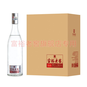 富裕老窖浓香型白酒42度优级光瓶东北特产450ml/瓶 6瓶/箱