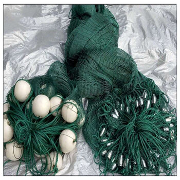 拉网清塘渔网拦河池塘网隔渔网捕渔网拉渔网围网拖渔网加重坠3米高40