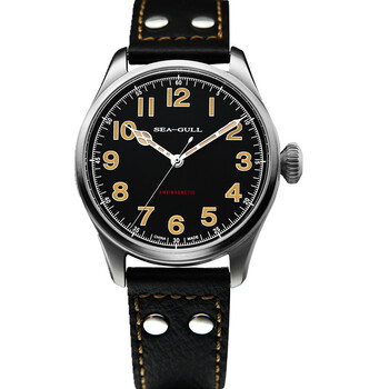 海鸥手表空军一号d302复古飞行员腕表100m防水抗磁自动机械男表珠佩丽