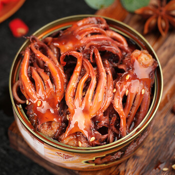 麻辣鱿鱼片 麻辣鱿鱼头即食鱿鱼须鱿鱼头仔海鲜熟食鱿鱼丝片下酒菜