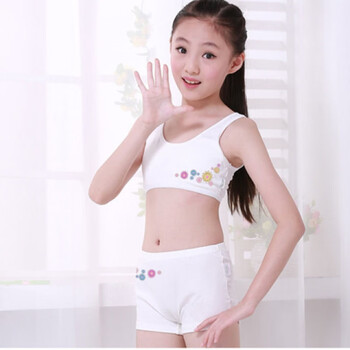 新款少女文胸2021柔恬美小女孩内衣818岁发育期学生小背心套装少女