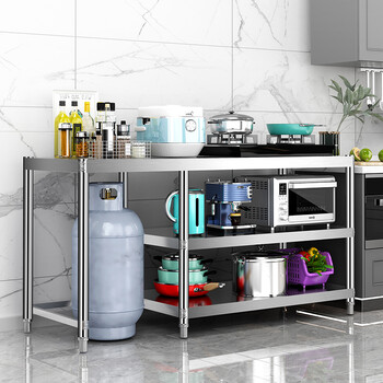 煤气灶台柜煤气灶柜子放煤气灶的架子台厨房做饭的架子台置物架不锈钢