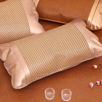 夏季枕套凉席枕套冰藤冰丝枕套夏天枕头套单人学生凉枕p3 801步步高升