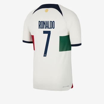 淘跃taoyue球员版2022世界杯葡萄牙球衣客场国家队7号c罗球衣b费足球