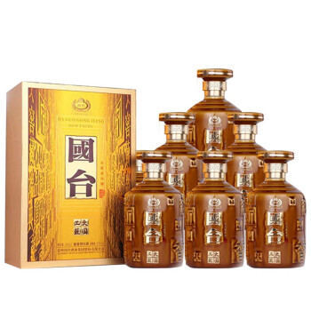 國臺大國工匠【國臺小龍酒】 醬香型白酒 53度 禮盒裝500ml 整箱裝(6