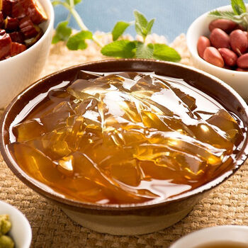 全店八折青岛老姜家石花菜海凉粉即食代餐凉粉海藻凉粉 500g*1袋